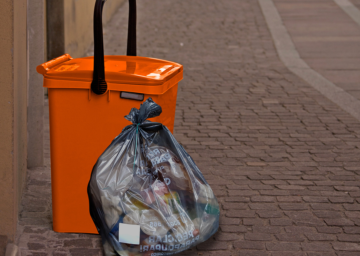 Ritiro sacchi umido e plastica per la differenziazione dei rifiuti