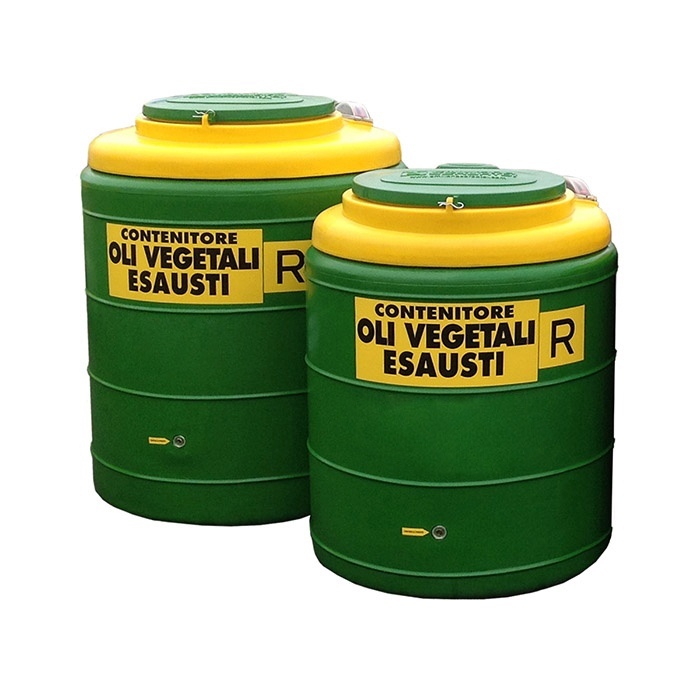 Contenitore raccolta olio vegetale usato in plastica , 50 Lt