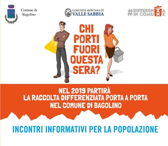 La differenziata: obiettivo comune in Valle Sabbia